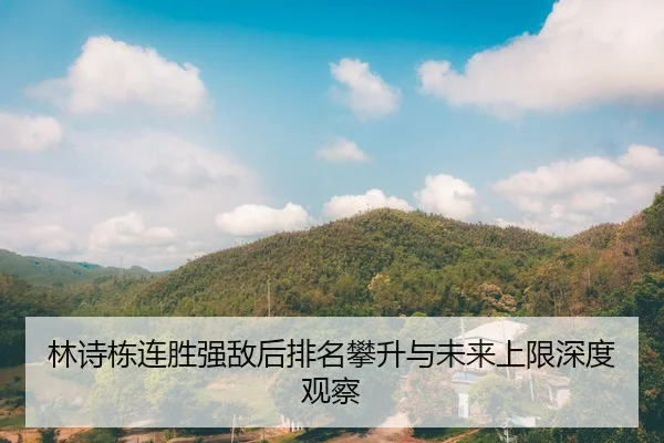 林诗栋连胜强敌后排名攀升与未来上限深度观察